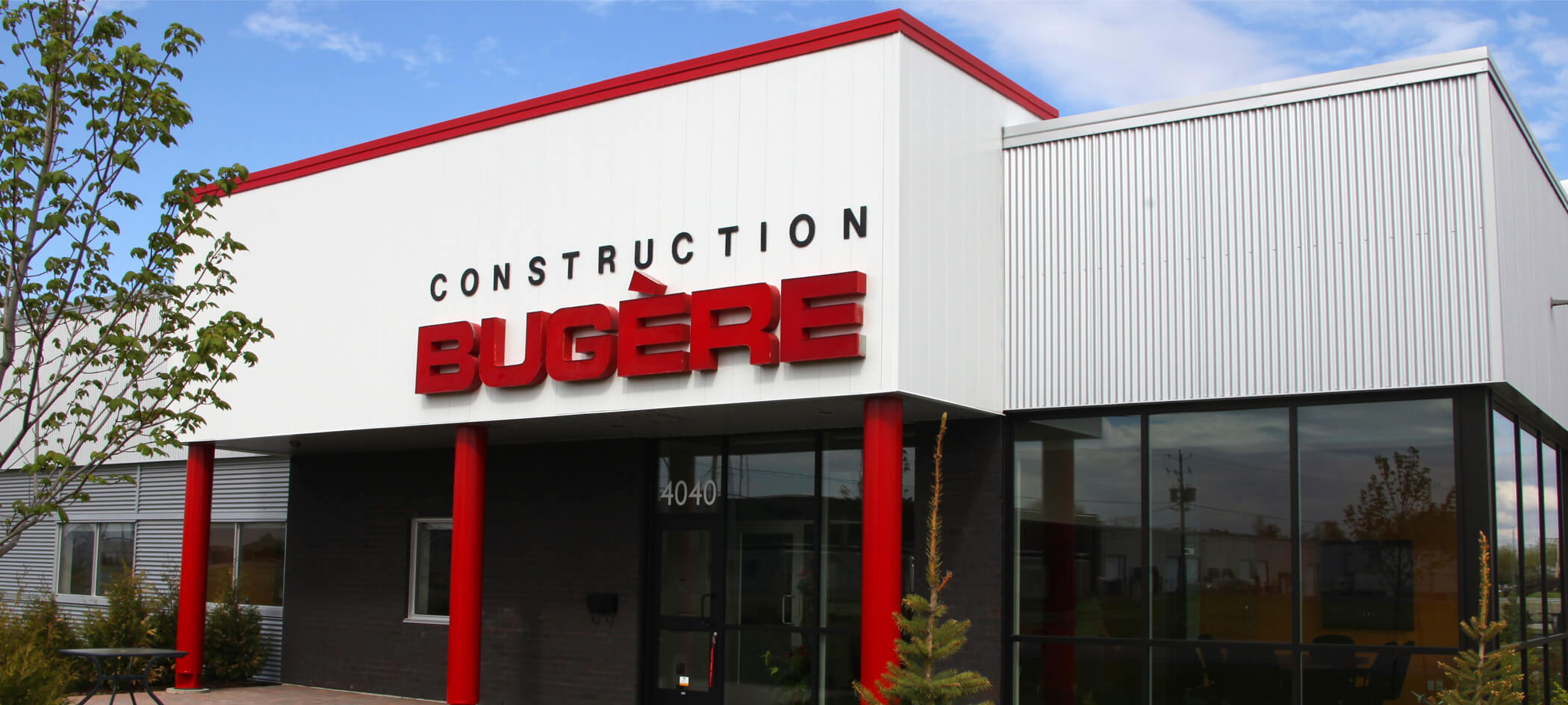 Le siège social de Construction Bugère, à 5640 rue Barré